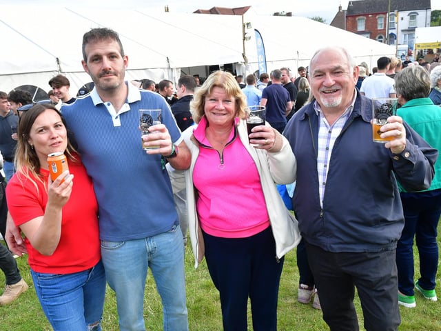 Pictured, from left: Samantha Rowles, Dan Pyttlik, Viv Pyttlik, Steve Pyttlik of Market Rasen