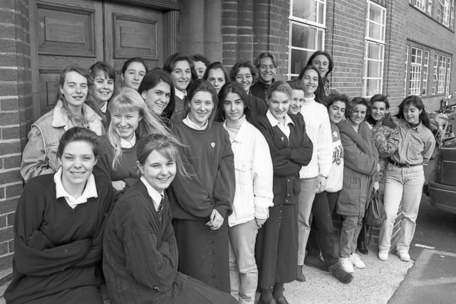 Boston High School played host to a party of 12 students from Spain in early 1994. The visit included trips to Cambridge, London, York, Lincoln and Nottingham. The students from Leganés, Madrid, were taking part in the return leg of an exchange visit after Boston students travelled to the country the previous Easter. The 15 to 18-year-olds were staying with pupils and headteacher Mary Webb during their two-week visit. Pictured are the Spanish visitors and their hosts from the school.