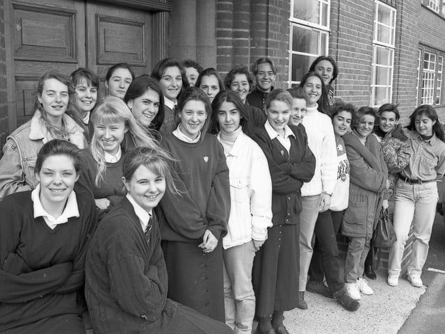 Boston High School played host to a party of 12 students from Spain in early 1994. The visit included trips to Cambridge, London, York, Lincoln and Nottingham. The students from Leganés, Madrid, were taking part in the return leg of an exchange visit after Boston students travelled to the country the previous Easter. The 15 to 18-year-olds were staying with pupils and headteacher Mary Webb during their two-week visit. Pictured are the Spanish visitors and their hosts from the school.