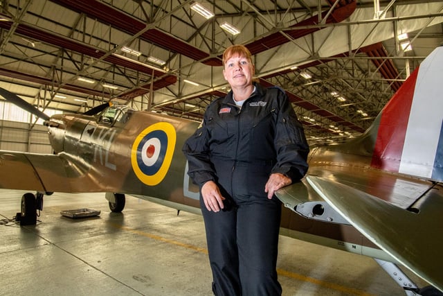 WO Carol Russell at RAF Coningsby.