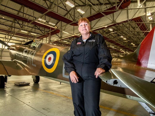 WO Carol Russell at RAF Coningsby.