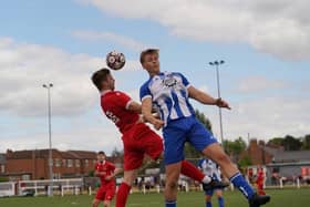 Aerial match action as Louth lose at Selby on Saturday.