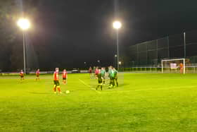 Boston Town won a seven goal thriller.
