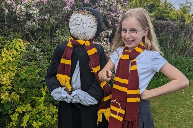 Kim Judd's daughter produced this fantastic Harry Potter scarecrow for the competition.
