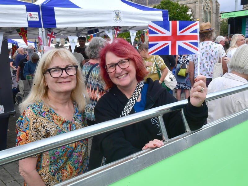 Karen Painton (left) and Rachel Whiteside, of Old Leake.