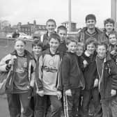 Youngsters from Boston Grammar School taking part in a sponsored walk from Kirton Marsh back to the Rowley Road site. Funds from the event - which also involved teachers, governors and parents - went towards school refurbishments. One lucky participant won a mountain bike.