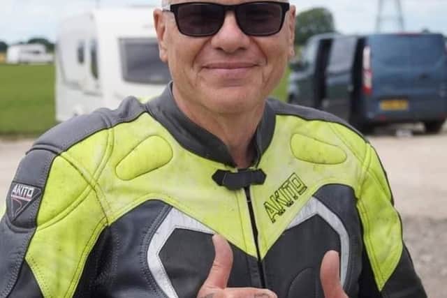 'Blind bloke' Nigel Limb, of Sutton on Sea.