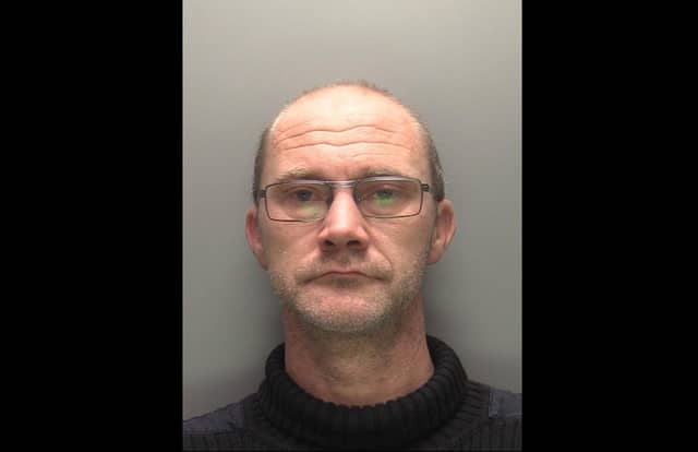 Jailed for six years ... Graeme Denton, 46, of Wyberton Low Road, Boston. Picture: Lincolnshire Police