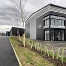 Units at Sleaford Moor Enterprise Park with new tree and hedge planting. Photo: NKDC