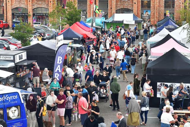 Shoppers enjoyed flavoursome street food from over 25 food and drink traders including Devon’s Kitchen, Wallace & Dough, Yamas, Corner Farm Catering and Wrights Toastie Grill.