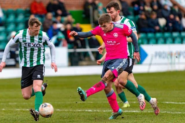 Boston United secured an impressive win at Blyth. Pic: Ian Kelsey.