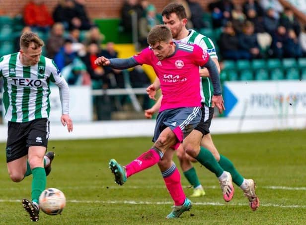 Boston United secured an impressive win at Blyth. Pic: Ian Kelsey.