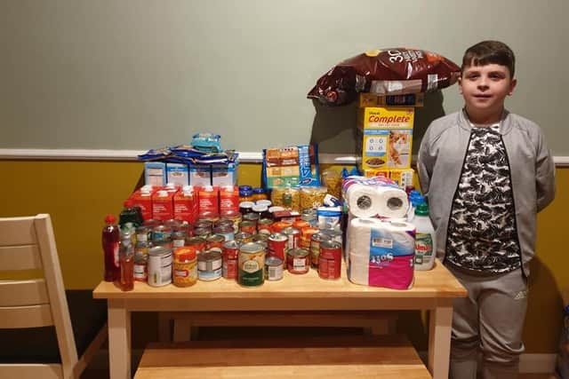 William Pickering with his donations