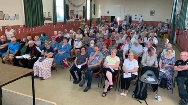 Over 200 people attended the meeting.