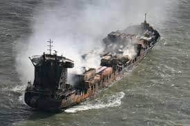 The MV Solong has drifed off the Lincolnshire coast.