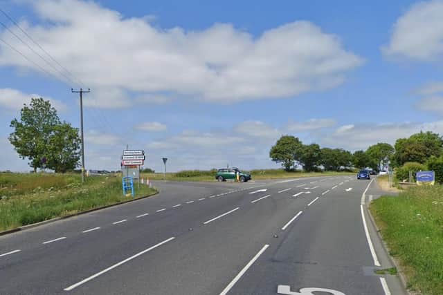 The A15 near Cranwell. Photo: Google