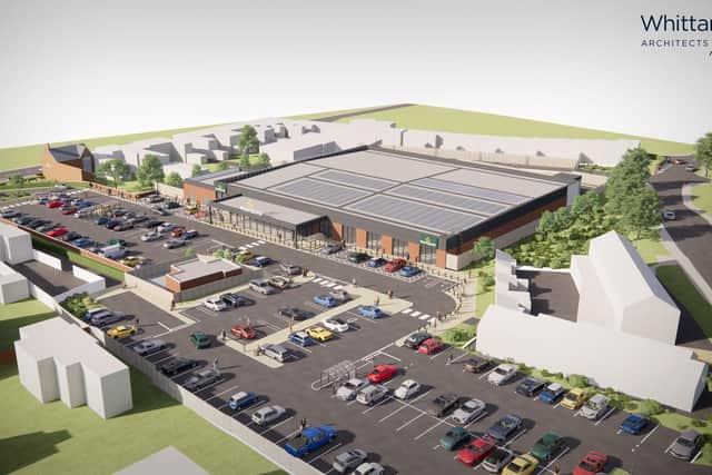 A visual of the potential new Morrisons in Louth.