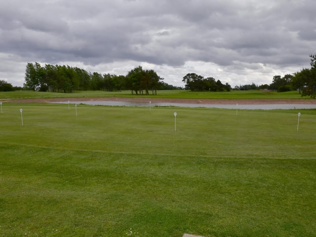 The lakes have been extended and a full-time groundsman tends the nine-hold golf course.