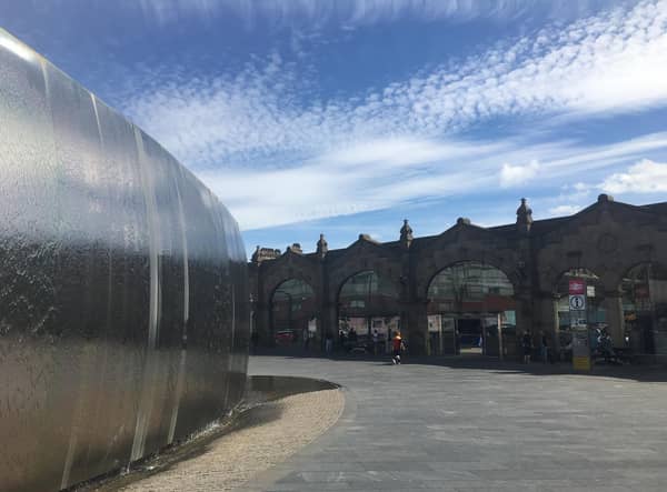 People travelling to and from Sheffield train station have to wear face coverings from today.