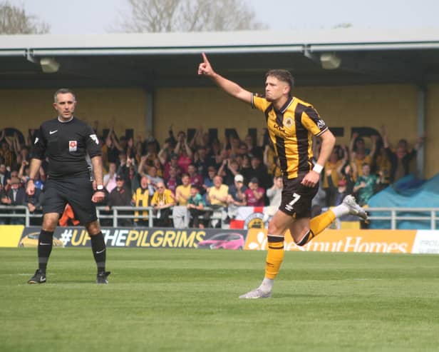 Keaton Ward is one of seven players leaving Boston United this summer.