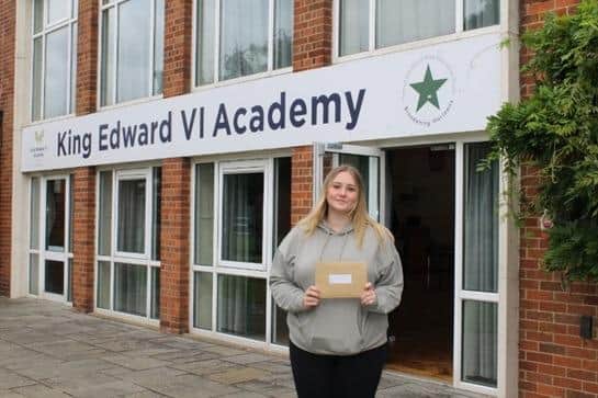 Spilsby King Edward VI Academy student Jamie-Lee Ashburn