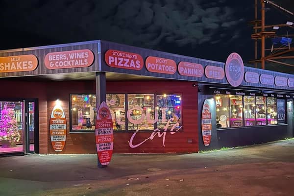 The new Hideout Cafe in Skegness where toys can be dropped off.