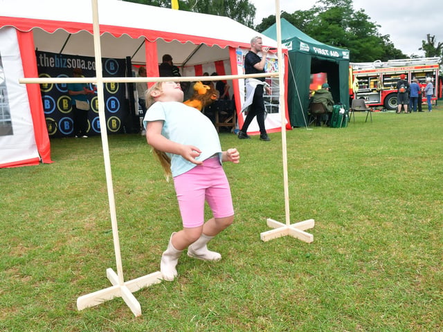 Sophie Sinfield, five, of Wrangle.