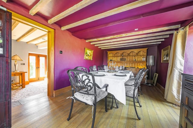 The dining room.