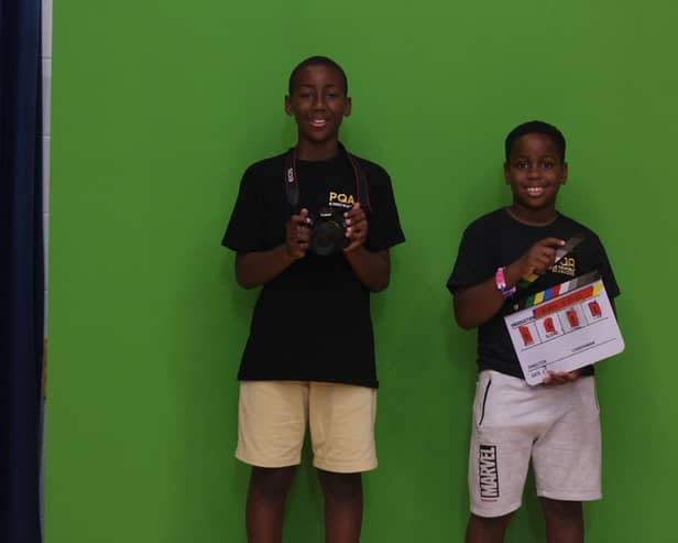 Last year's winners, Aiden and Elias (above) saw their creation screened at the BFI - now the film competition encourages all young people to transform passive scrolling into creativity