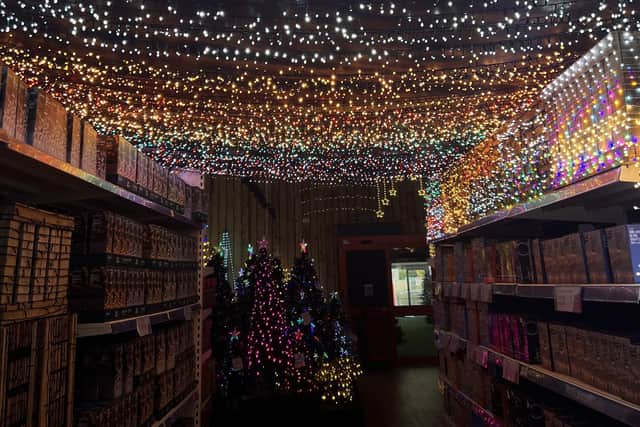 Christmas has arrived at Chapel Garden Centre.