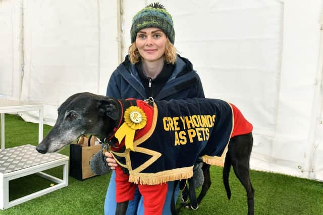 Retired greyhound Chloe was crowned Best In Show