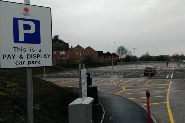 Grantham Road car park - NKDC is offering free parking in its car parks on Saturdays throughout December.