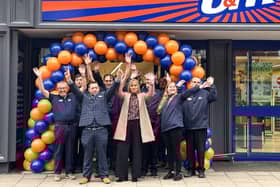 The new B&M store opening at Louth with the help of chosen charity, Louth Salvation Army.