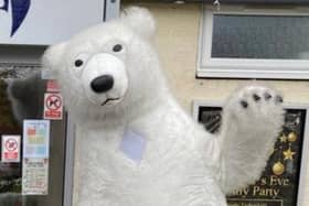 Get your photo taken with Polo the Polar Bear, from Creative Characters, who will be walking around the Sleaford Christmas Market.