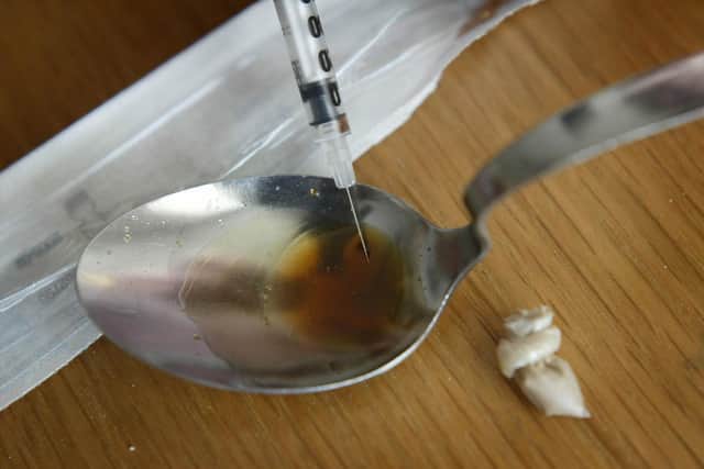 Drugs and drug-taking equipment. *01/04/04: A programme designed to get drug-addict offenders into treatment was expanding to 36 new areas Thursday 1 April 2004. The Government scheme aims to crack drug crime by testing offenders for Class A drugs when they are charged by police. They are then referred to drug workers while in police custody and later guided into treatment. *03/11/04: Taxpayers' money is being wasted on ineffective drug treatment courses which are abandoned by nearly half of addicts, a spending watchdog said. Too many drug users start rehab programmes but drop out for 'avoidable reasons' the Audit Commission said. Some addicts may take part in a number of courses before successfully completing their rehab, wasting public money, it added. 'Too many drug users drop out of treatment for avoidable reasons and the importance of staff attitudes to the success of treatment has yet to be fully recognised by local services', said the report.