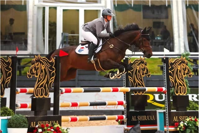 Harriette Rushton goes clear.