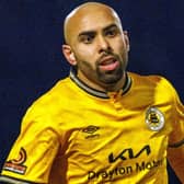 Jacob Hazel's brace gave Boston United victory at South Shields.