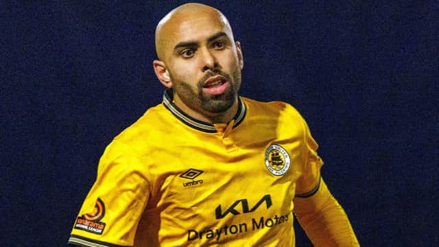 Jacob Hazel's brace gave Boston United victory at South Shields.