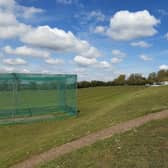 The practice nets will be resited in the top right hand corner of the field at the Brigg Road end