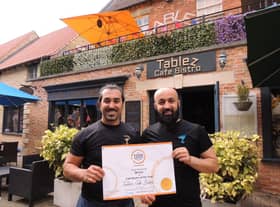 Tablez award winning business partners Mesut Palabiyik and Ismail Uzkar.
