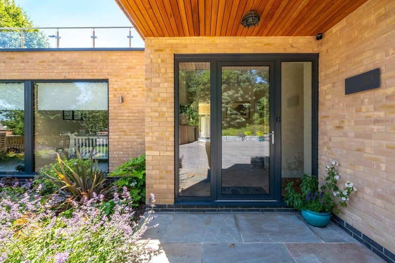The front door.