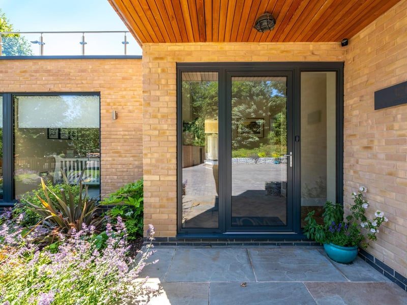 The front door.