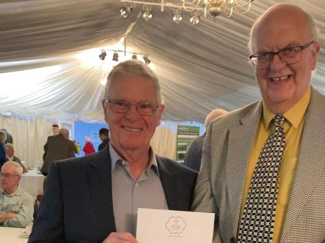 Gainsborough In Bloom chairman, John Lyden, and secretary, Vaughan Hughes