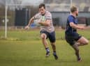 Try scorer Sean Bishop.
