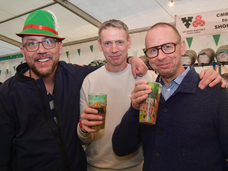 L-R Ian Barnshaw, Stuart Barnshaw, Dean Barnshaw of Sleaford