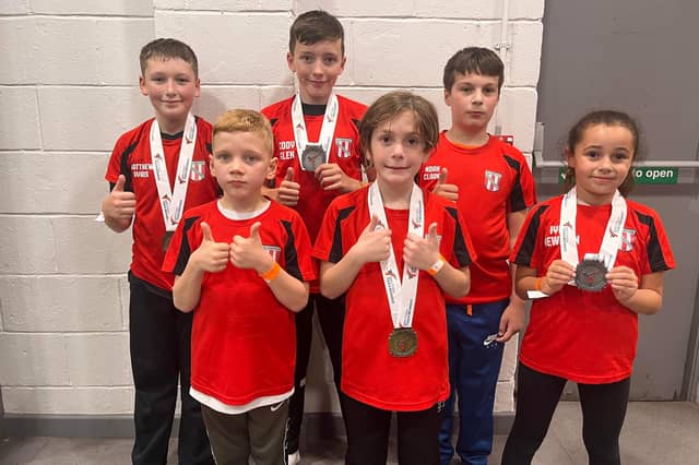 Mirza Erboz and his fellow Scorpion youngsters at Sheffield.