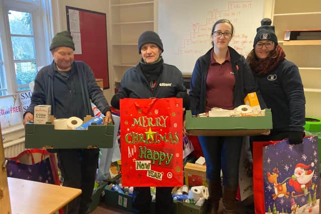 De Aston caretakers, Ida Franklin from the Salvation Army and Mary Jane Storr, Co-op Community