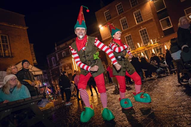 A two day Christmas Lights Festival was held in Gainsborough