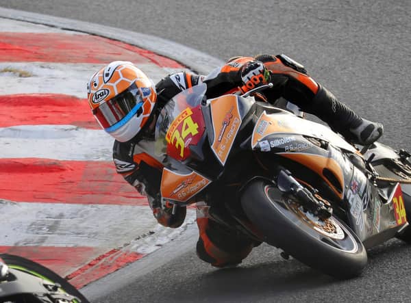 Aaron Silvester in action at Brands Hatch last weekend. Photo: MotoAero Photography.