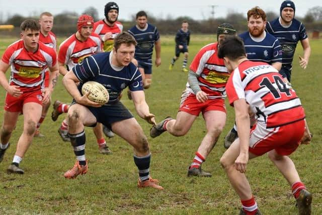 Try scorer Mason Coulam. Pic by Wayne Lagden.